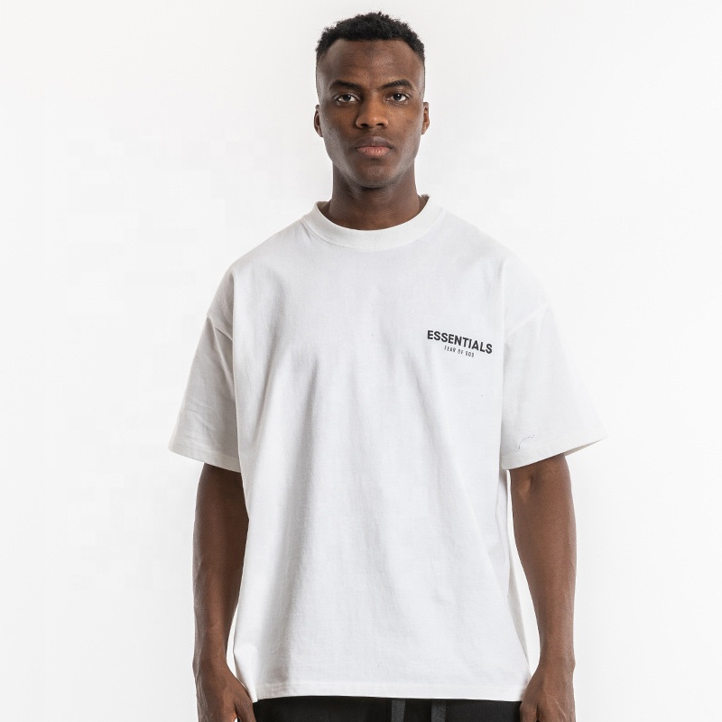 European and American Popular logo 100% cotton men's T-shirt