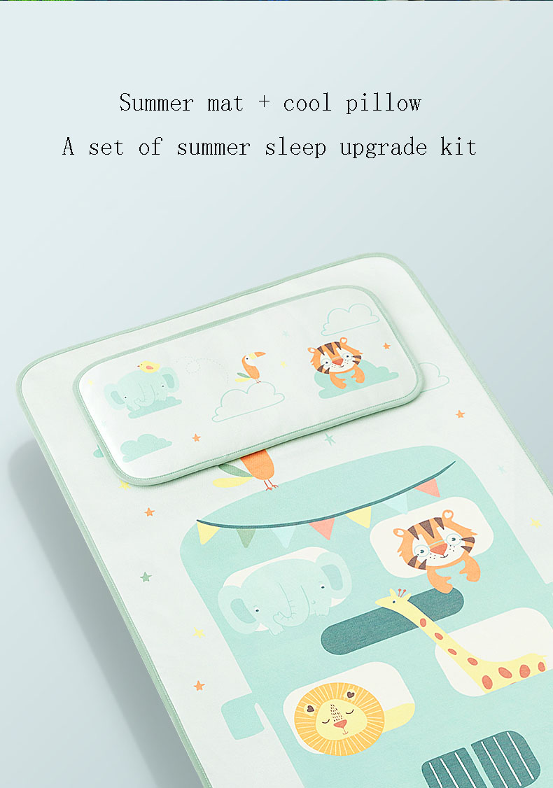 Manufacturer breathable rolling cooling bed summer baby mat