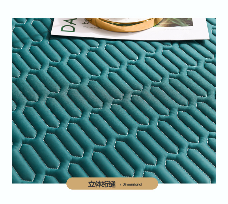 Green latex layer cool care technology pressure relief folding mat
