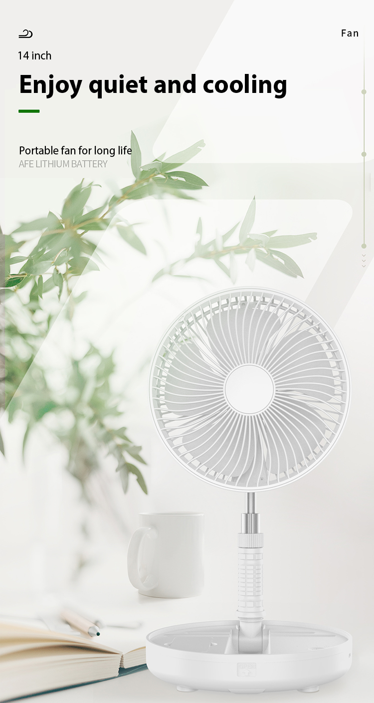 Watt A18A vertical cooling radiator folding USB electric small fan