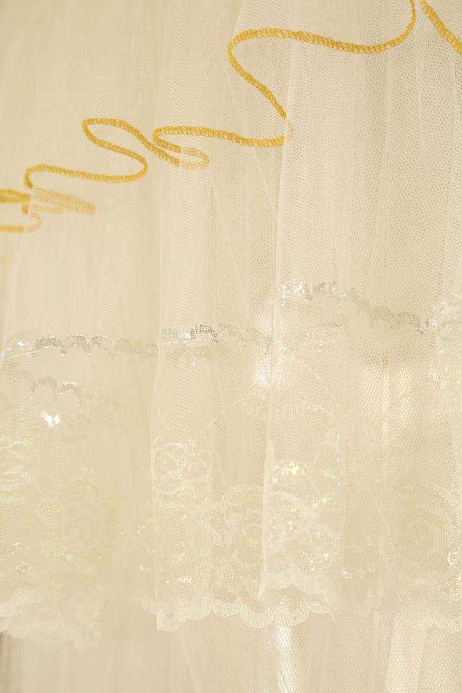 Breathe 1.0m diameter round transparent super-large European fiber mosquito net