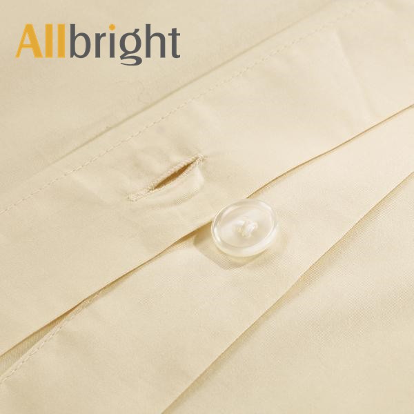 Combed sateen fabric 3 piece deluxe bedding set