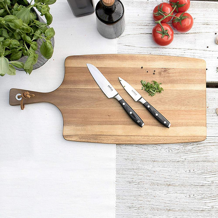 Manufacturer natural wood round acacia Chopping board