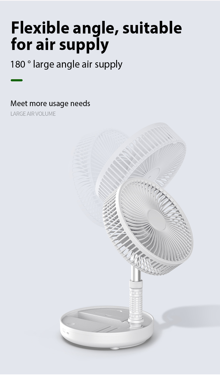 Watt A18A vertical cooling radiator folding USB electric small fan