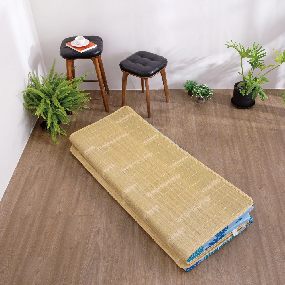 Summer folding bamboo mat
