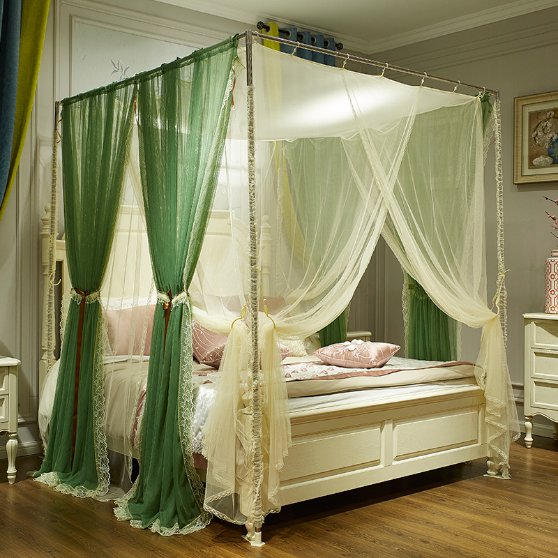 New princess human full size stainless steel beautiful landing square mosquito net
