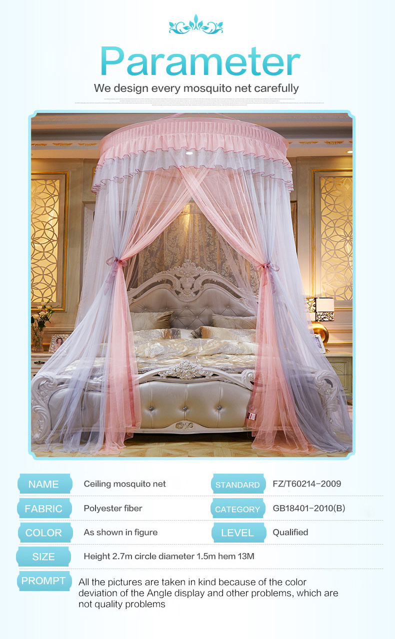 1.5 m diameter adult strong hanging round portable mosquito net