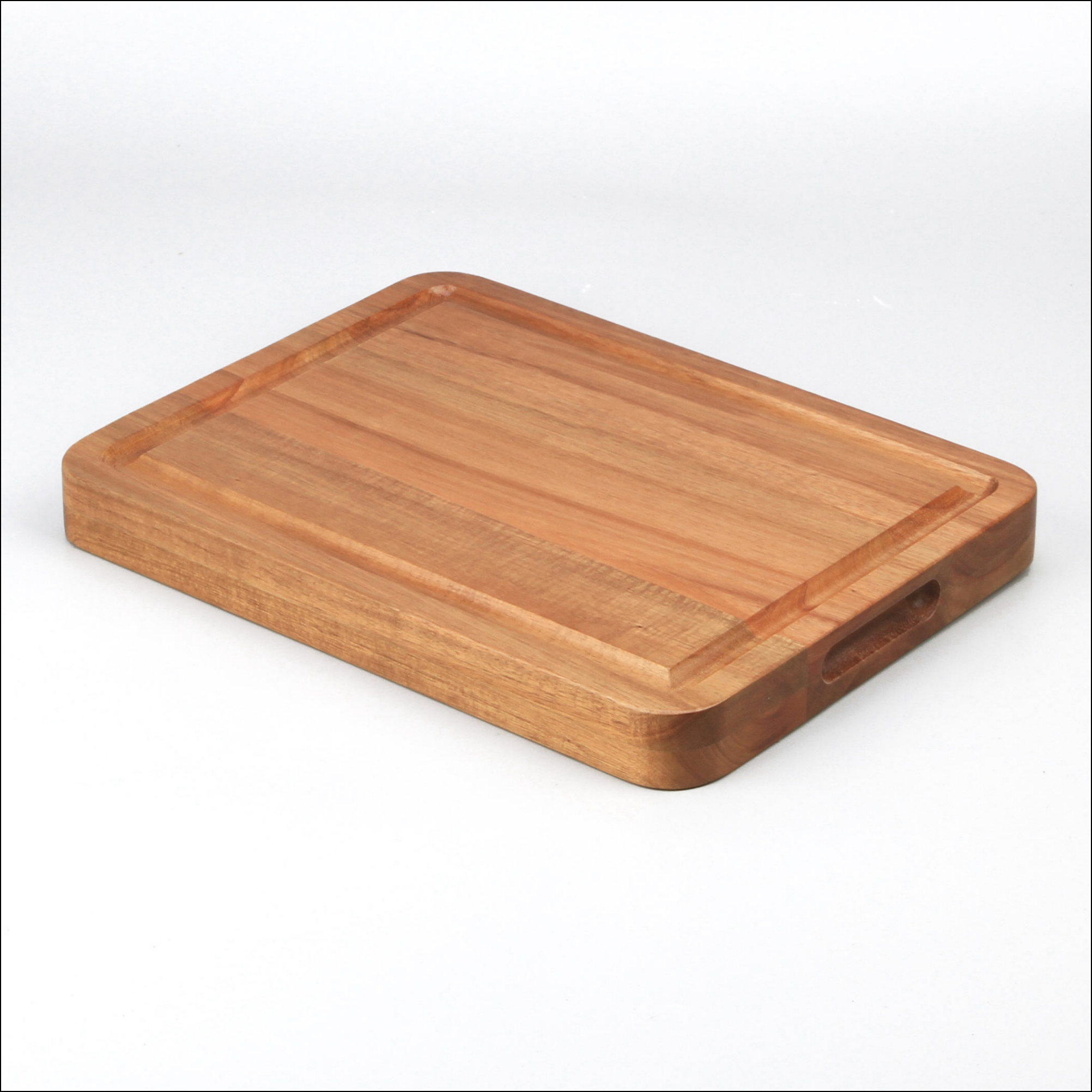 Custom kitchen cooking meat pieces wood telomere chopping board