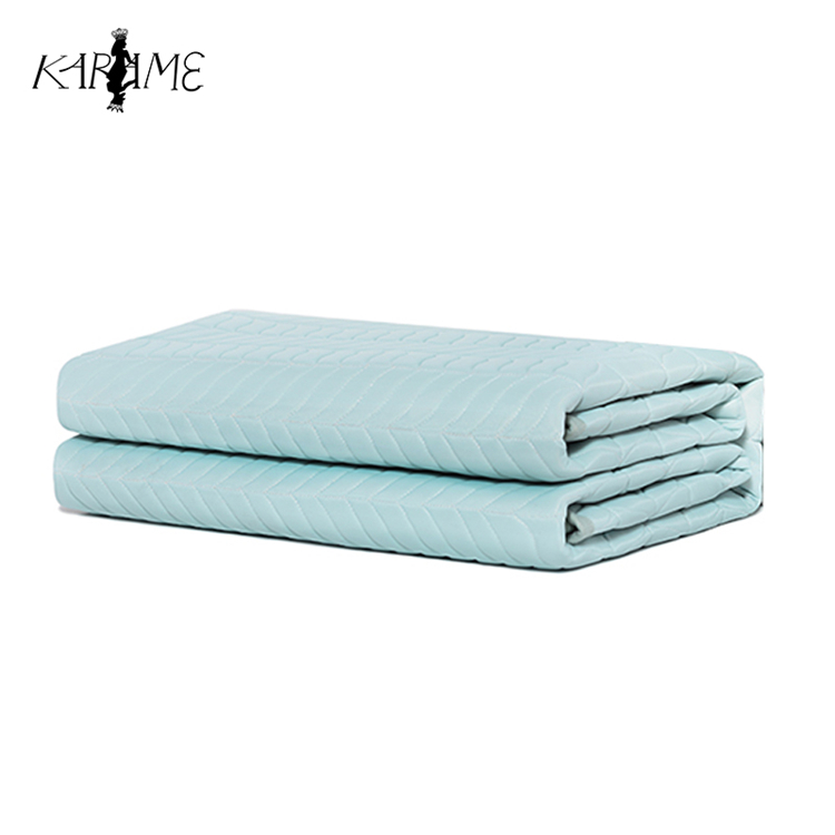 Hot selling ice silk latex summer sleeping mat