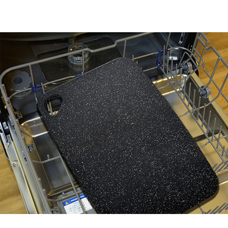 Modern living edge fabric black marble Chopping board