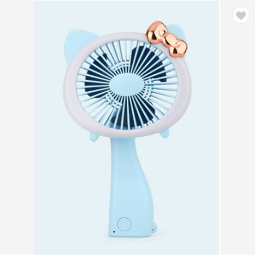 Kitty travel round the beauty of portable charging small fan
