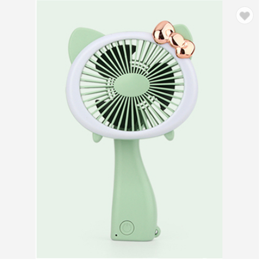 Kitty travel round the beauty of portable charging small fan