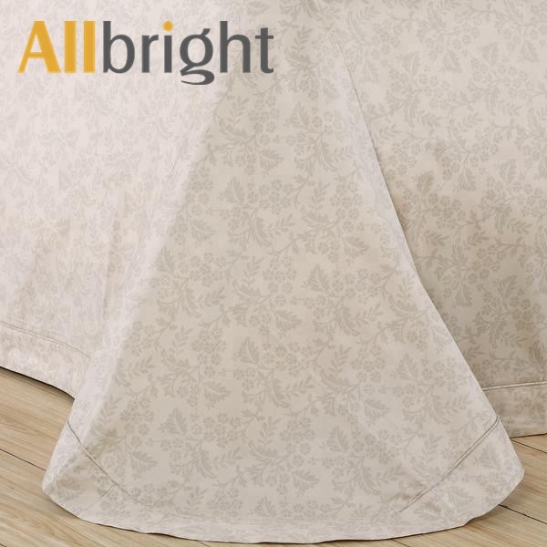 Combed sateen fabric 3 piece deluxe bedding set
