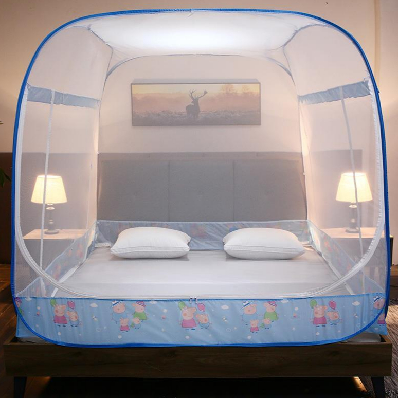 Free installation of three pop-up square mosquito nets (bed size 1.8m)