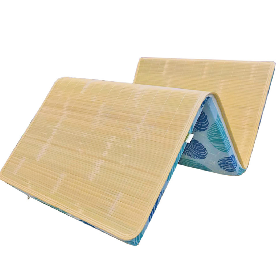 Summer folding bamboo mat