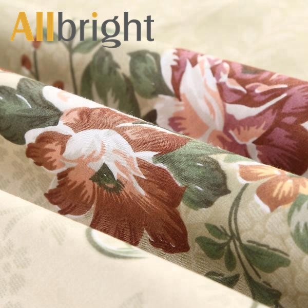 Combed sateen fabric 3 piece deluxe bedding set