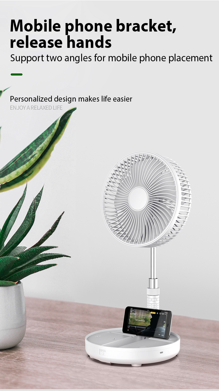 Watt A18A vertical cooling radiator folding USB electric small fan