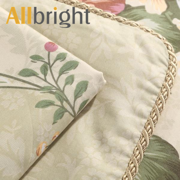 Combed sateen fabric 3 piece deluxe bedding set