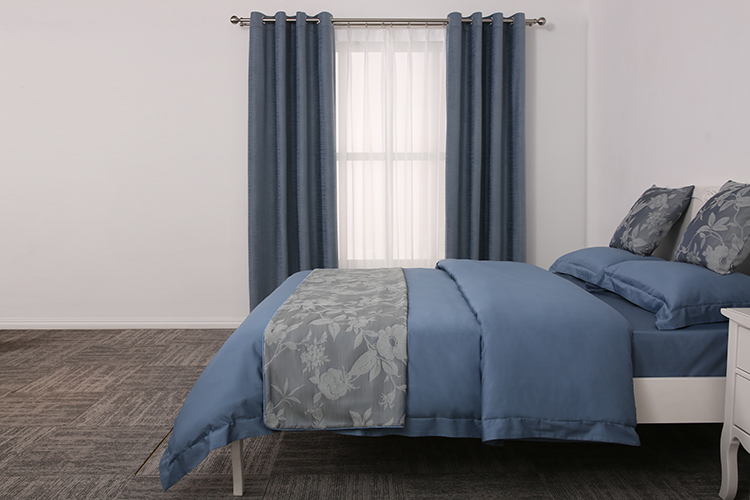 Famous brand hotel blue bedding set