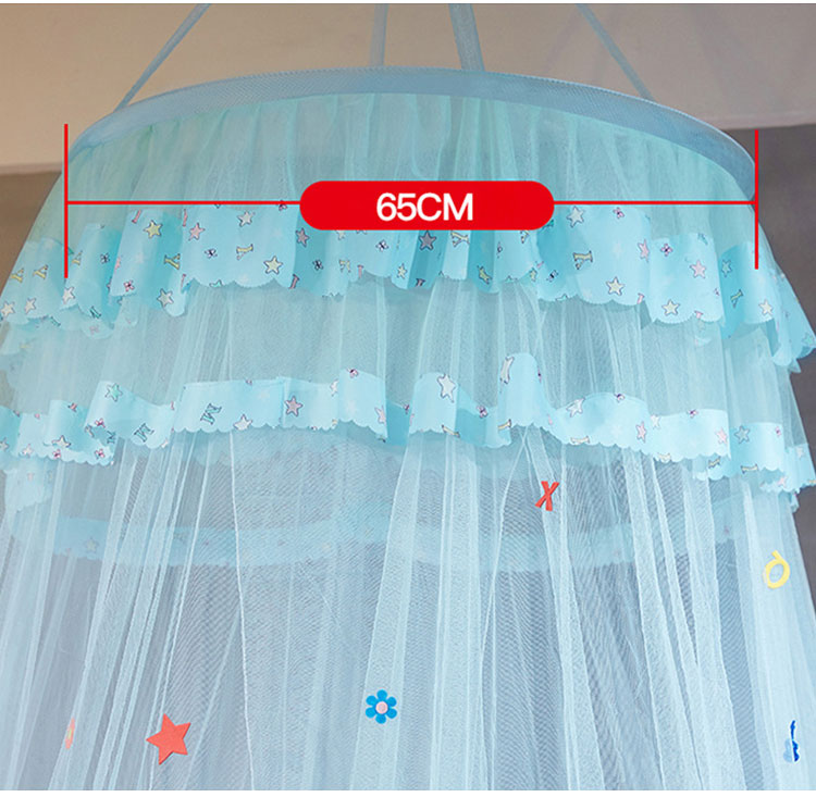 Twinkle star children beautiful canopy bed nets