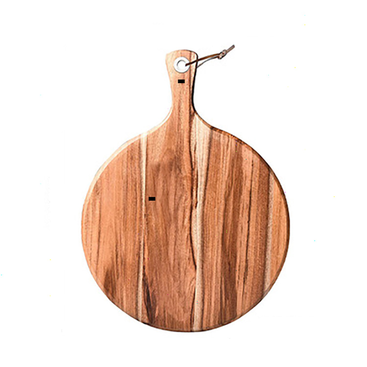 Manufacturer natural wood round acacia Chopping board