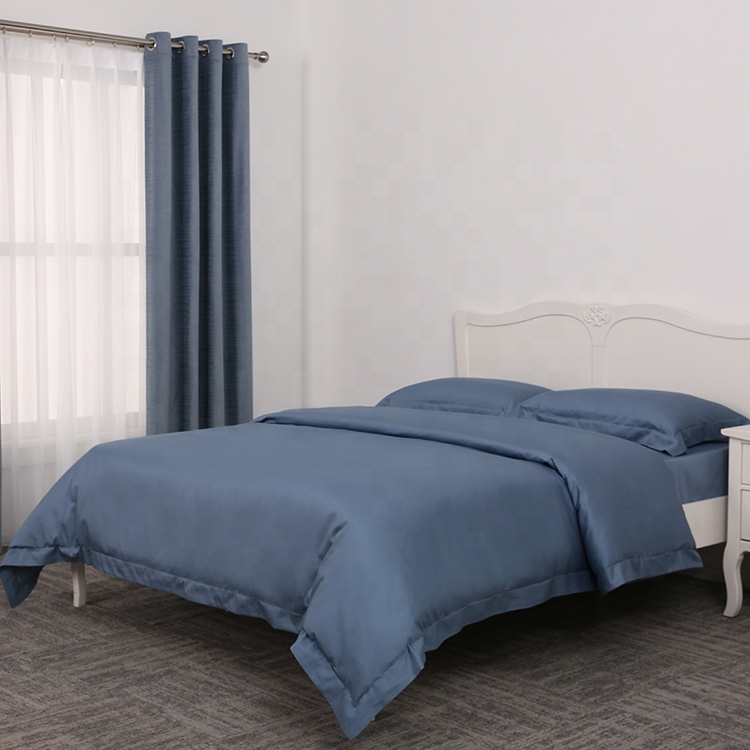 Famous brand hotel blue bedding set
