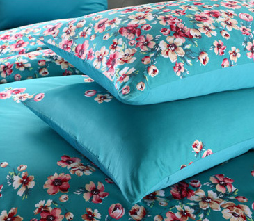 Wholesale flowers soft duvet satin bedding sets