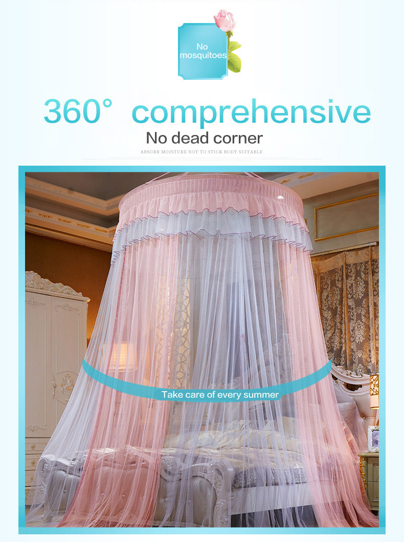 1.5 m diameter adult strong hanging round portable mosquito net