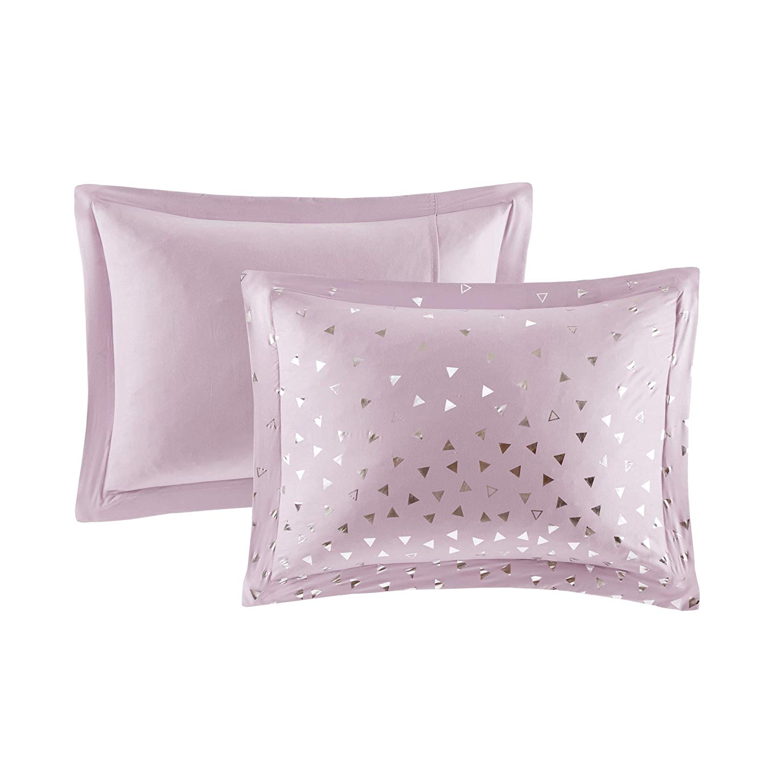 Newly designed triangle metal printed ultra-soft hypoallergenic 4 piece bedding set