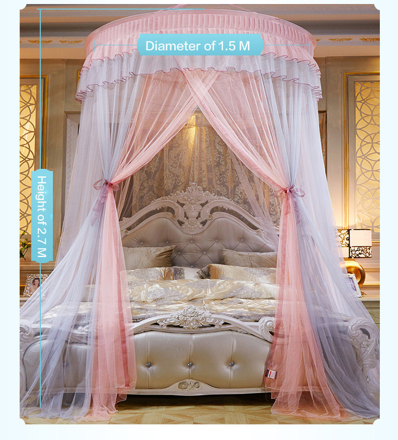1.5 m diameter adult strong hanging round portable mosquito net