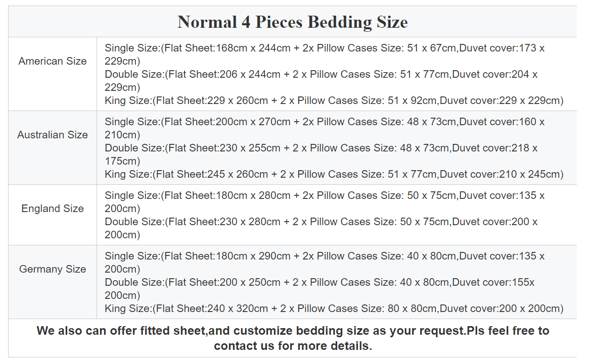 Wholesale flowers soft duvet satin bedding sets