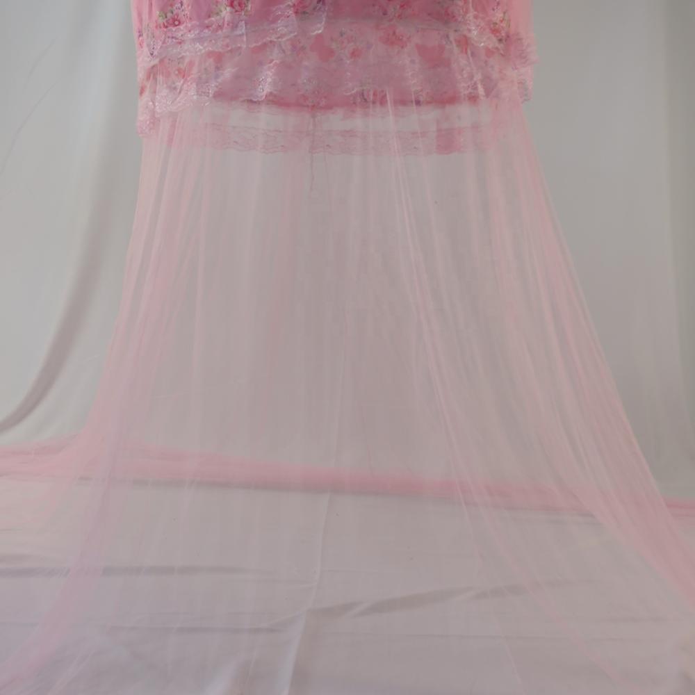 Durable affordable elegant lace round mosquito net