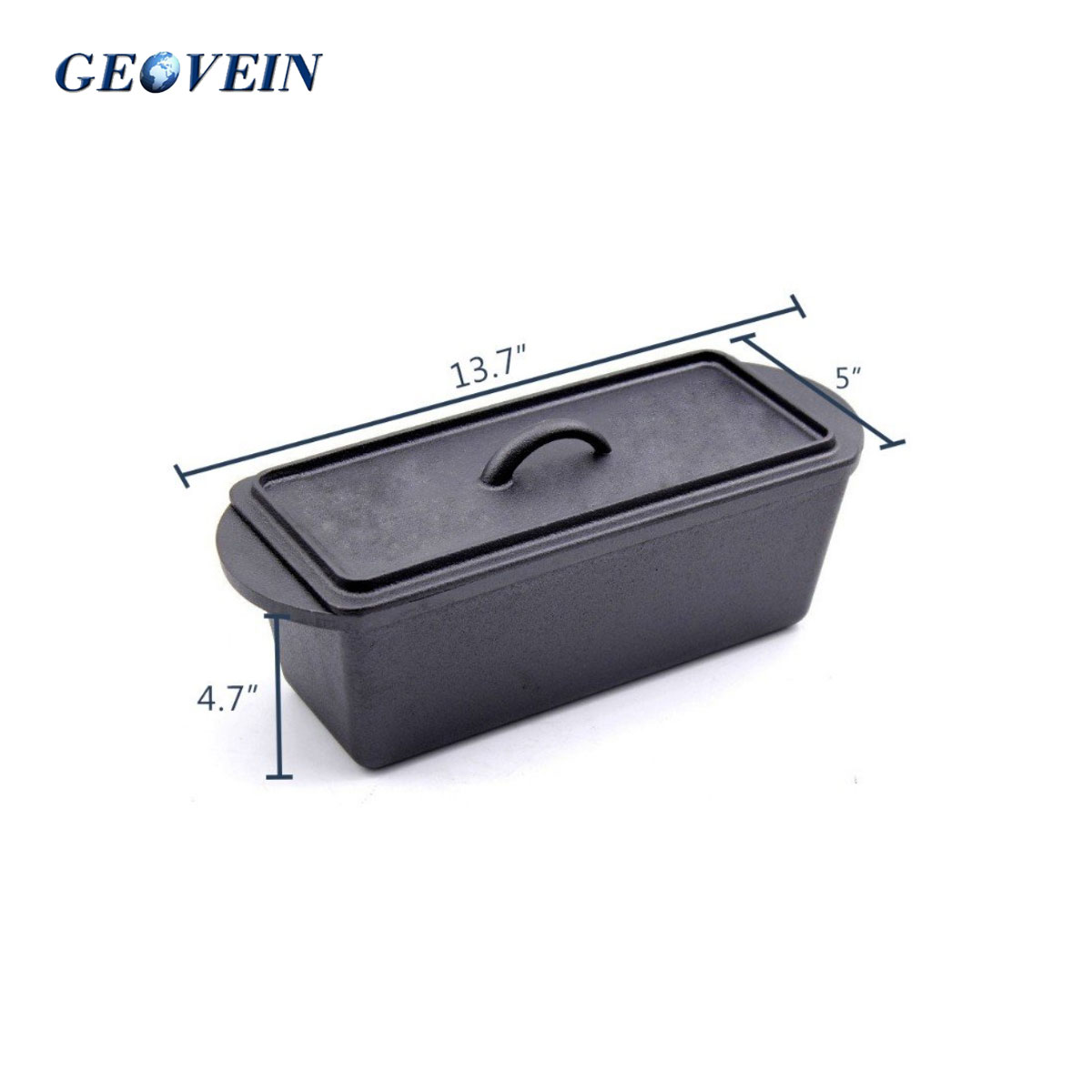 best-selling pre-flavored rectangular cast iron bread baking pan