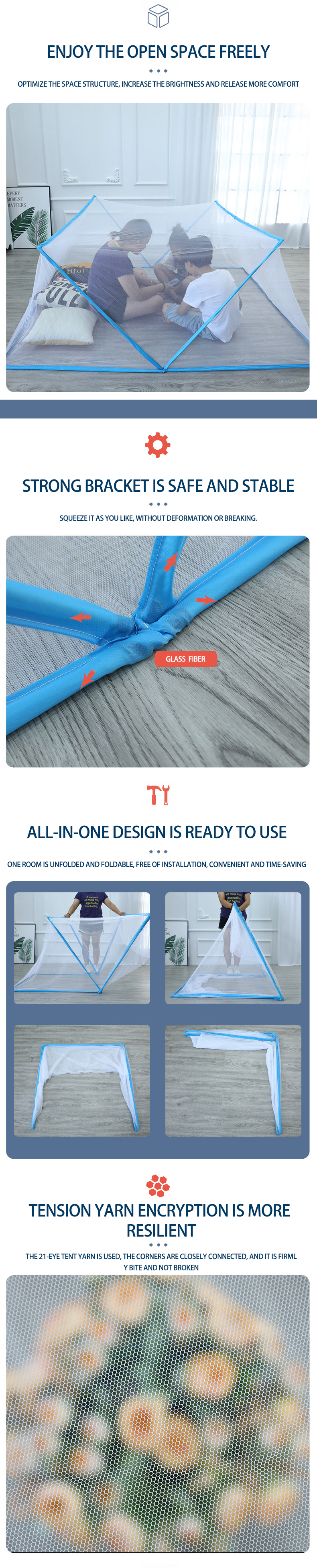 Amazon selected summer folding bed nets