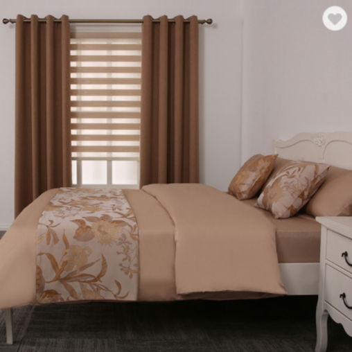 Floral design of Chinese style to heavy Sabanas hotel bedding set