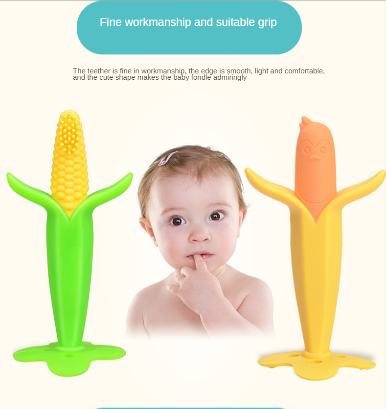 Made in China multi-color silicone food grade baby tooth gum
