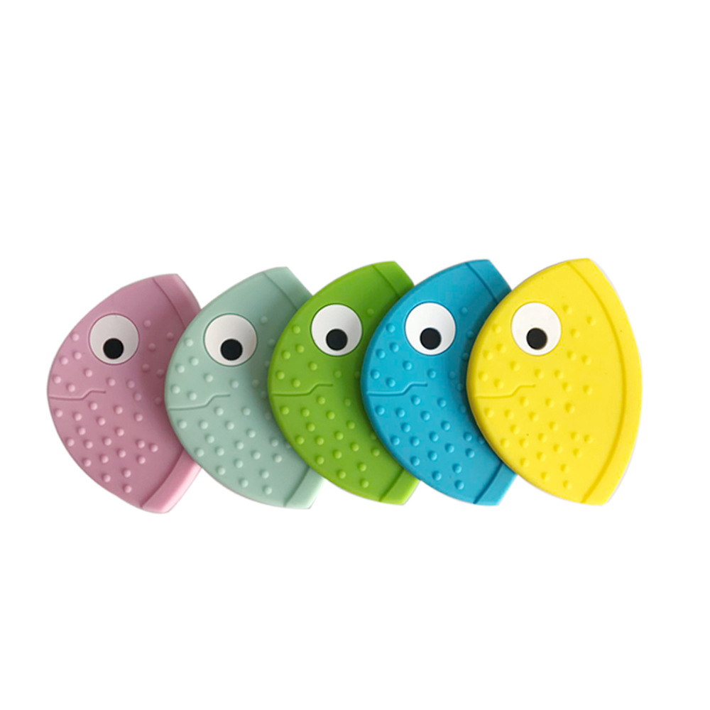 Creativity fish mouth triangle braces baby teeth glue