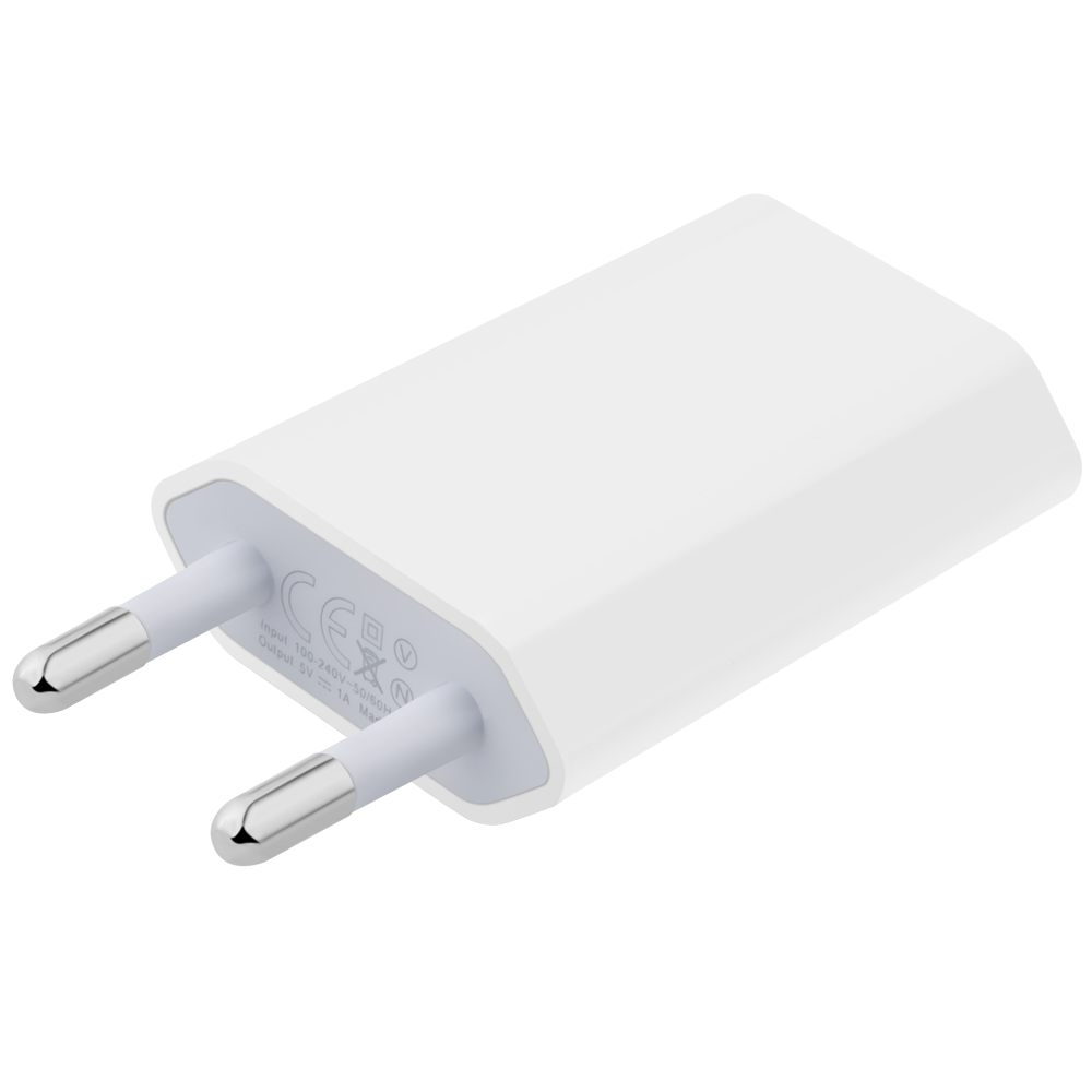Eu plug 5V 1A single port USB mobile phone charger