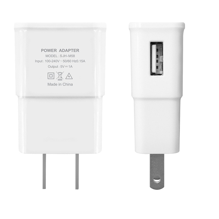 ICE-Bingo High Speed Wall Charger EU US Plug 5V 1A USB Wall Charger For iPhone Smartphones