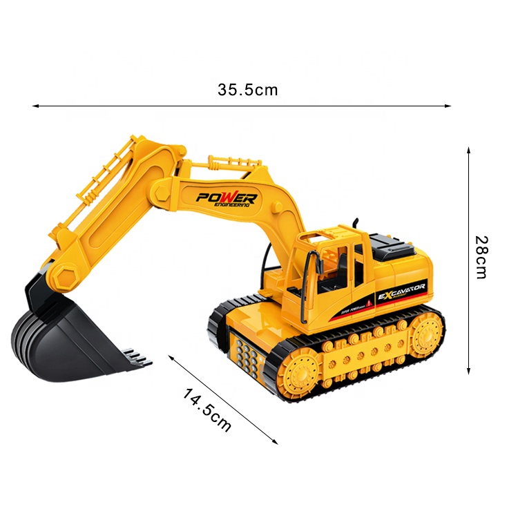 New arrival money saving music 1:16 excavator automatic withdrawal piggy bank electronic toys