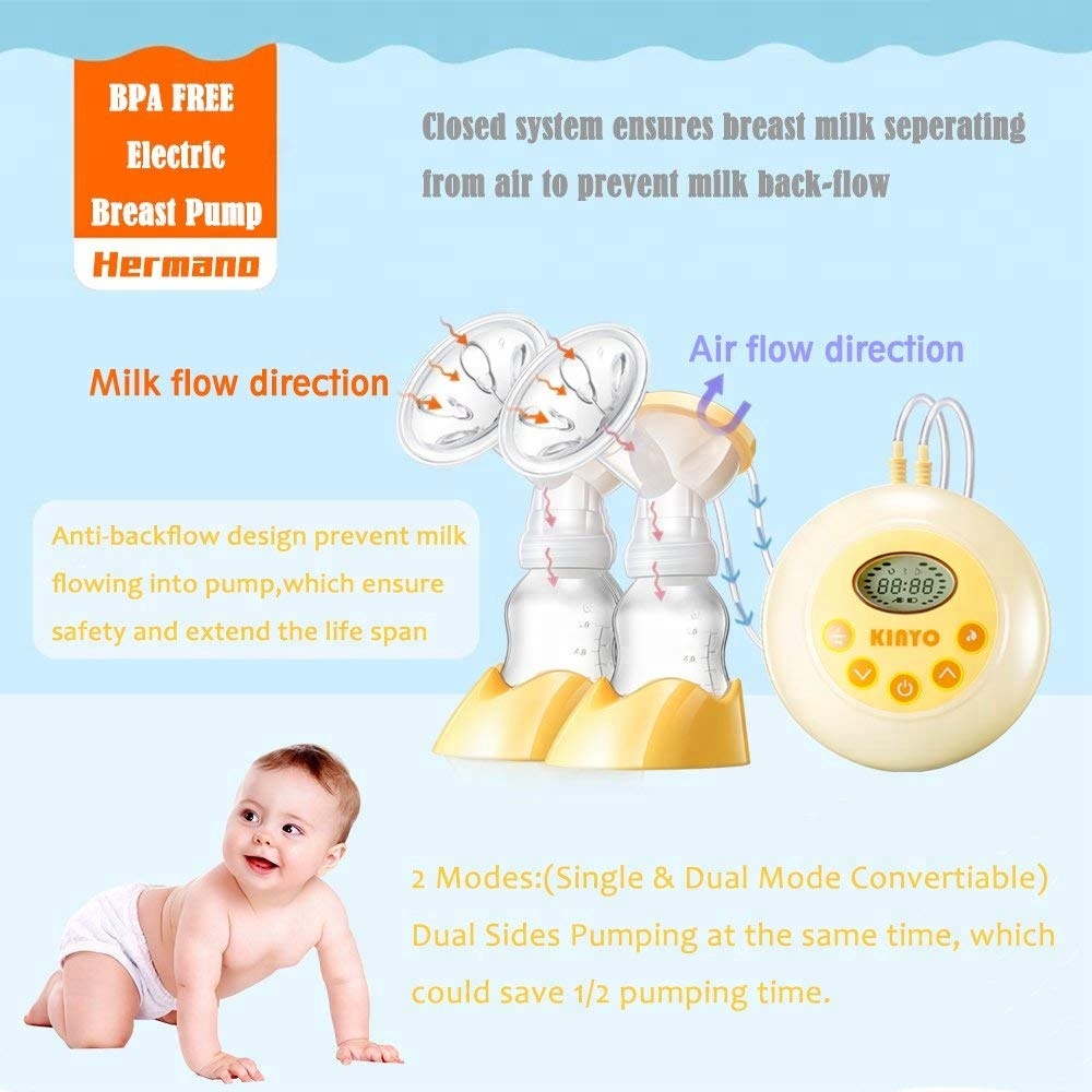 OMN可穿戴妈妈提取手动德双大号婴儿吸奶器