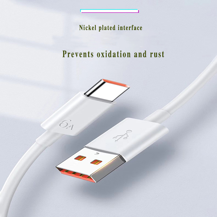 This cable is applicable to huawei 6A USB Type-C fast charging mobile phone data cable