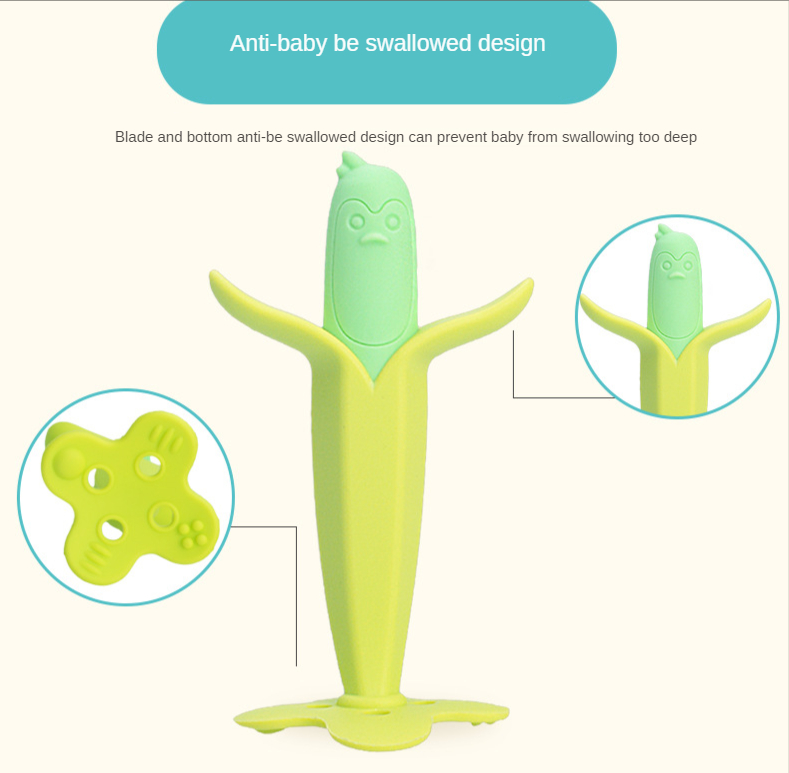Made in China multi-color silicone food grade baby tooth gum