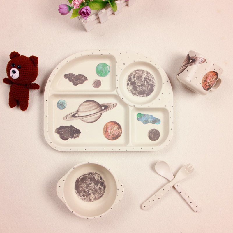 2021 green bamboo trend products baby tableware