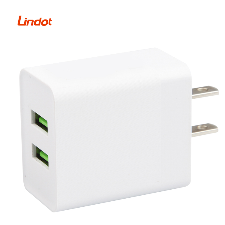 New Products 2021 US Plug Dual USB Matt Finishing Fast Charger Asap Adapter