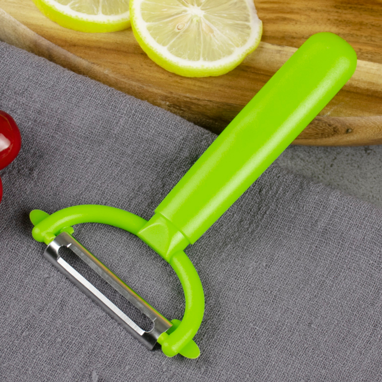 Amazon Kitchen Gadget Green Handle Vegetable and Fruit Peeler