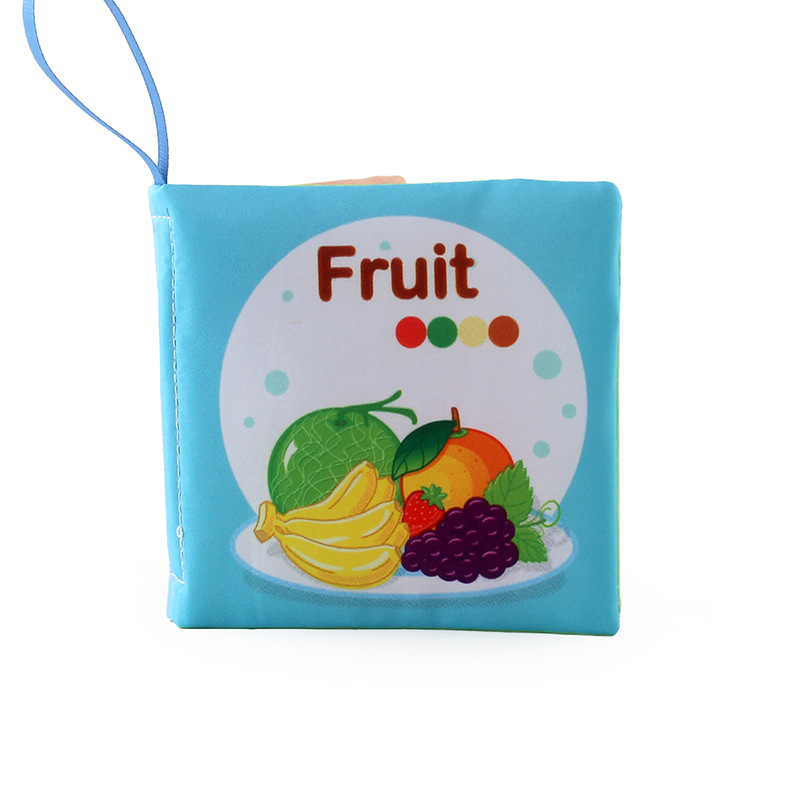 Non-toxic wrinkle infant early education soft cloth book toys
