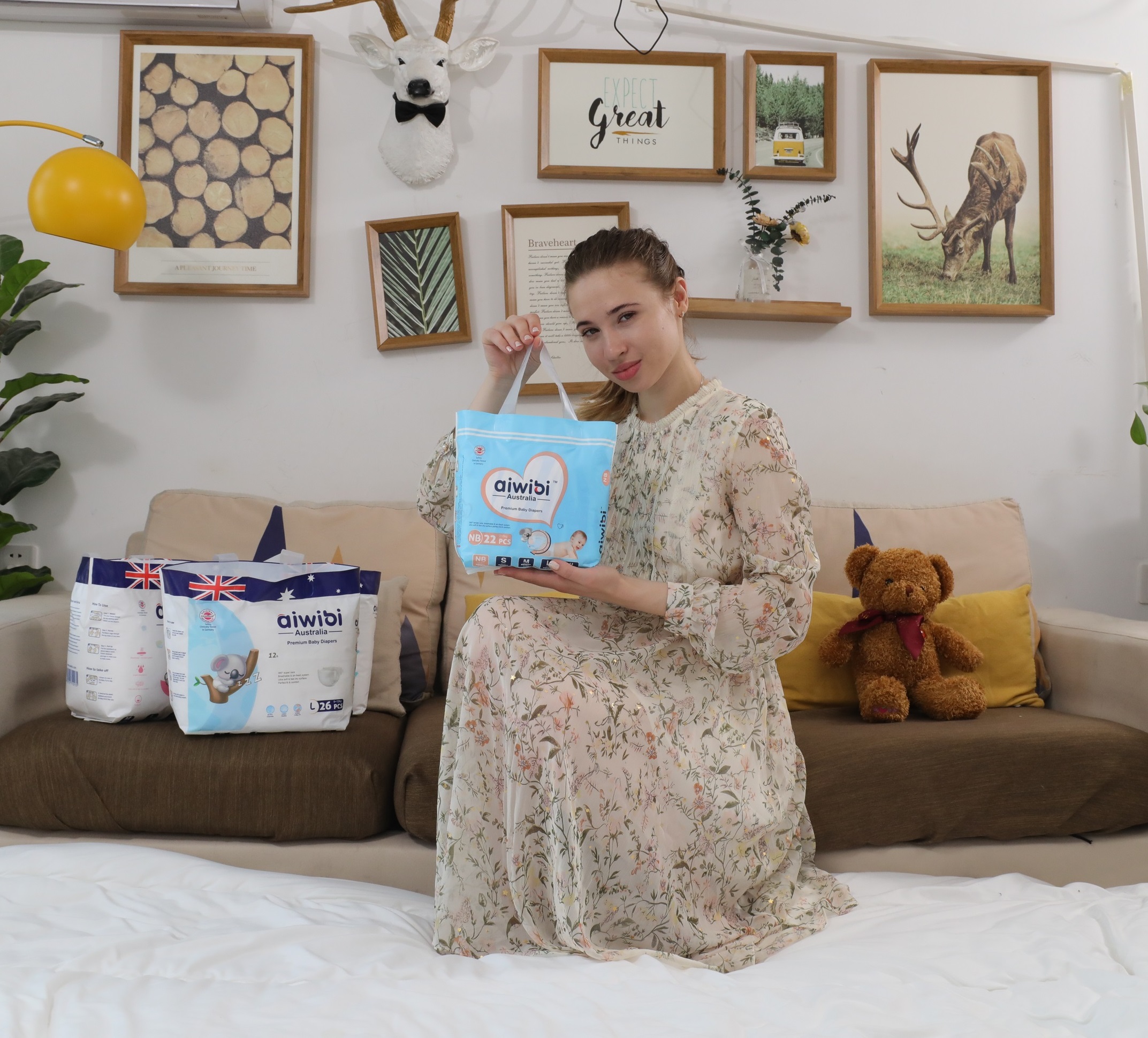澳大利亚品牌散装亲水热风婴儿尿布