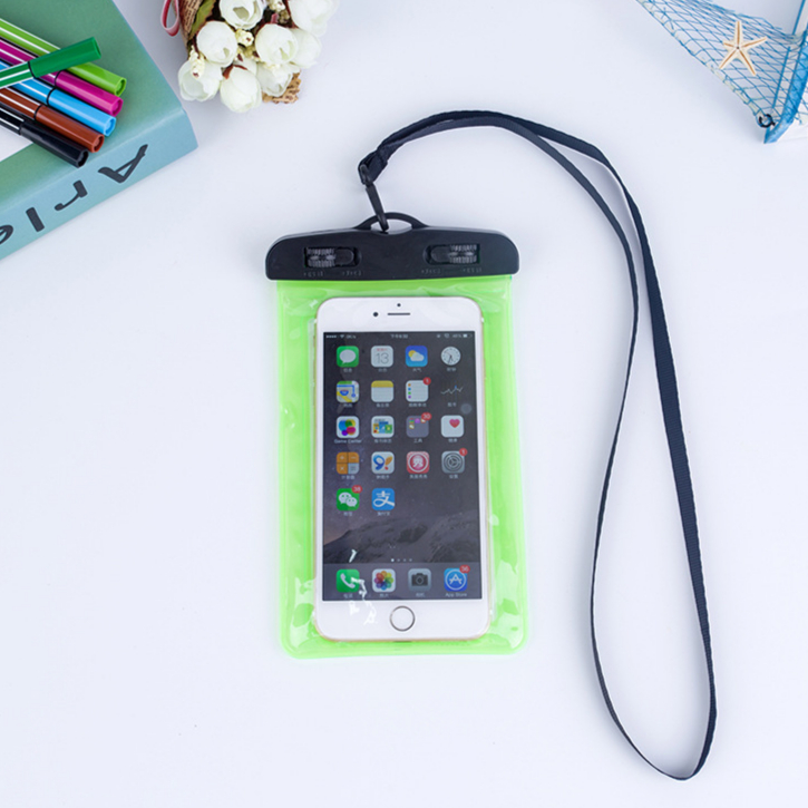 WaterProof Bag PVC Mobile Phone Cases Clear Pouch Case Water Proof Cell Phone Bag With Lanyard