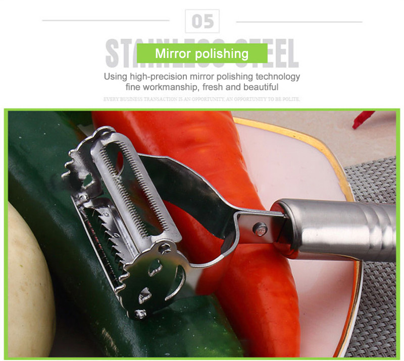 Multi-functional kitchen accessories melon fruit slice peeler
